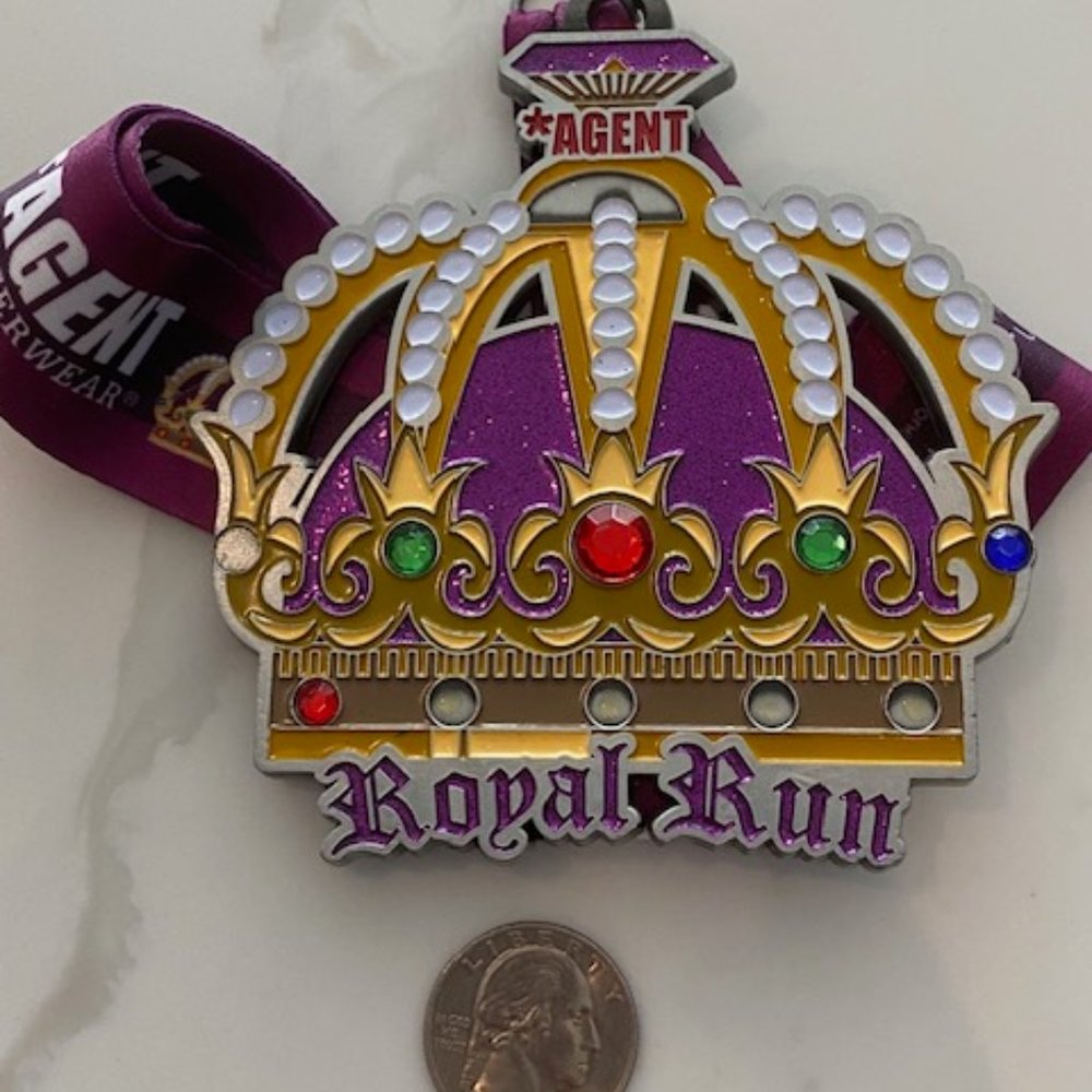 Agent running medal - Royal Run